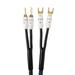 One Pair SP14 HIFI Silver Plated Speaker Cable Hi-end OCC Loudspeaker Wire For Hi-fi Systems Y Plug Banana Plug banana to spade 7 m