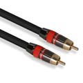 RCA Cable Subwoofer Cable RCA to RCA Cable Digital Coaxial Audio Cable SPDIF Cable Male Speaker Hifi Subwoofer Toslink 1 2 3 5m Red 0.5m