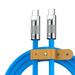 Original UB Type C To UB C Cable 1.5M UB C 120W Fat Charging Charger Wire Cord For amung Xiaomi Type-C UBC Cable blue 1.5m C to C