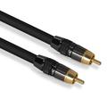 RCA Cable Subwoofer Cable RCA to RCA Cable Digital Coaxial Audio Cable SPDIF Cable Male Speaker Hifi Subwoofer Toslink 1 2 3 5m black 5m