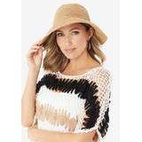 Women's Woven Straw Bucket Hat by Accessories For All in Natural (Size ONESZ)