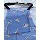Swan gift set - swan apron and swan tea kitchen towel - whooper swan - cygnets - unisex apron - BBQ apron - in 100% cotton