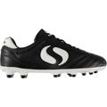 Sondico Strike Firm Ground Football Boots Black/White UK 8