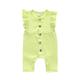 Slowmoose Baby Autumn Winter Clothing Newborn Ribbed Clothes Knitted Cotton Romper Green 18M