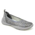 Women's Emma Slip On Flat by JBU in Gunmetal Shimmer (Size 11 M)