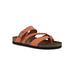 Women's White Mountain Hazy Sandals by White Mountain in Orange Suede (Size 6 M)