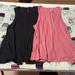 Victoria's Secret Tops | 2 Super Cute Lace Up/ Open Back Victoria’s Sport Tank Tops. | Color: Black/Pink | Size: M