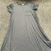 Lularoe Dresses | Lularoe Carly Gray Dress Size Large | Color: Gray | Size: L