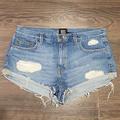 Urban Outfitters Shorts | Like New! Urban Outfitters Bdg Low Rise Distressed Boyfriend Denim/ Jean Shorts | Color: Blue | Size: 6