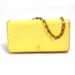 Louis Vuitton Bags | Louis Vuitton Monogramvernis Portefeuille-Sarah Chain Wallet Hand Bag | Color: Yellow | Size: W7.3h4.1inch