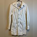 Free People Jackets & Coats | Free People Trench Coat, Women's Size 2 | Color: Cream/White | Size: 2