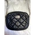 Michael Kors Bags | Michael Michael Kors Diamond Quilted Mini Crossbody Bag In Black Leather | Color: Black | Size: Os