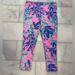 Lilly Pulitzer Bottoms | Lilly Pulitzer Upf 50+ Luxletic Girls Mini Weekender Legging. Euc. | Color: Blue/Pink | Size: S (4-5 Years)