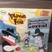 Disney Other | Disney Phone As And Ferb Showdown At The Yo-Yo Corral Book With Poster | Color: Gray/Yellow | Size: One