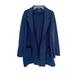 J. Crew Jackets & Coats | J. Crew Open Front Sweater Blazer Navy Blue Pockets Style J0244 | Color: Blue | Size: L