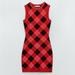 Zara Dresses | New W/O Tags Zara Sweater Mini Dress! | Color: Red | Size: S