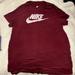 Nike Shirts & Tops | Nike Girls “The Nike Tee” Size L | Color: Red | Size: Lg