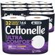 Cottonelle Ultra Comfort Toilettenpapier mit KissenreinigungRipples Textur, starkes Badetuch, 32 Family Mega Rollen (32 Family Mega Rollen = 144 reguläre Rollen) (8 Packungen mit 4 Stück), 325 Blatt