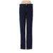 Lilly Pulitzer Jeans - Mid/Reg Rise Straight Leg Boyfriend: Blue Bottoms - Women's Size 4 - Indigo Wash