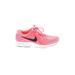 Nike Sneakers: Pink Color Block Shoes - Women's Size 7 - Almond Toe