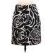 Ann Taylor Casual Pencil Skirt Knee Length: Black Bottoms - Women's Size 0 Petite