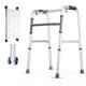 Walking Aid Silver Adult Standard Folding Walker - Small with 5 inch Wheels,C (D)