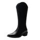 TDEOK Winter Boots Women's Lined Slip On Boots Fashion Elegant Women's Boots Slip On Boots Winter Long High Boots Booties Half Boots Casual Boots, Z A Black, 7 UK