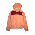 Columbia Windbreaker Jackets: Orange Color Block Jackets & Outerwear - Kids Girl's Size 14