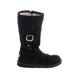 Ugg Boots: Winter Boots Wedge Bohemian Black Print Shoes - Women's Size 9 1/2 - Round Toe