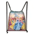 New Disney Snow White Princess Cinderella Drawstring Bag Cute Girl Storage Bags Children Women