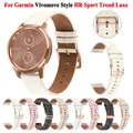 Bracelet de montre en cuir de remplacement pour Garmin VivomGruStyle HR INA dehors Trend Luxe