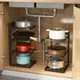 Étagère d'évier de cuisine multicouche T1 étagère de rangement de cuisine étagère de bol