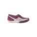 Lands' End Sneakers: Purple Print Shoes - Women's Size 7 - Almond Toe
