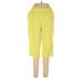 Lands' End Casual Pants - High Rise: Yellow Bottoms - Women's Size 10