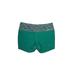 Eddie Bauer Athletic Shorts: Green Marled Activewear - Women's Size Large - Medium Wash