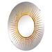 Design Art Sunburst Wall Mirror, Crystal | 29.5 H x 19.6 W x 0.24 D in | Wayfair MIR117562-O20-30