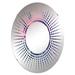 Design Art Sunburst Wall Mirror, Crystal | 29.5 H x 19.6 W x 0.24 D in | Wayfair MIR117843-O20-30