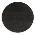 Signature Design by Ashley Galliden End Table Wood in Black/Brown | 24 H x 24 W x 24 D in | Wayfair T841-6