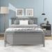 Latitude Run® Camillea Bed w/ Headboard & Footboard & A Nightstand, platform bed Wood in Gray | Wayfair 85C2624DD2A94C7AAB58E7921BD9BD2C