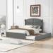 Red Barrel Studio® Berrier Storage Bed Wood in Gray | Wayfair 4212D7C5DD9F4FC3BB7885AB65C4A9A8