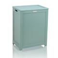 Hokku Designs Wood Cabinet Laundry Hamper Wood in Green | 20.3 W in | Wayfair EB1B95E7C78E4F14AB18CFE505E522D3