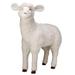 The Holiday Aisle® DISPLAY FURRY EASTER LAMB 27.5"L, Polyester in White | 27 H x 27.5 W x 8 D in | Wayfair 82012220DDF54EADAE9EF7E051134D4A