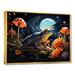 Bay Isle Home™ Cosmic Art Frog I Metal in Blue/Green/Orange | 30 H x 40 W x 1.5 D in | Wayfair 00D8A30630964E0FB3FF5D4FD50EE9A7