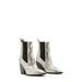 Ria Snake Embossed Pointed Toe Chelsea Boot