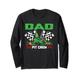 Dad Pit Crew Rennauto Rennwagen Geburtstag Junge Langarmshirt