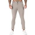 Homme Pantalon Chino Pantalon chino Poche Plein Confort Respirable Extérieur du quotidien Sortie 100% Coton Mode Vêtement de rue Noir Blanche