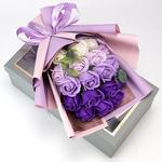 cadeaux pour la fête des femmes 18 bouquet de savon rose coffret cadeau qixi cadeau de la Saint-Valentin fausses fleurs fête des femmes cadeaux de la fête des mères pour les filles cadeaux de la fête