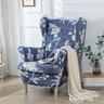 stretch wingback chair cover wing chair slipcovers with seat cushion cover spandex jacquard wingback chair cover for ikea strandmon chair