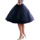 Lady's princess tutu tulle midi longueur au genou jupe jupon des années 1950 jupon cerceau jupe tutu sous jupe crinoline tulle jupe femme costume vintage cosplay fête soirée bal genou longueur