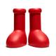 grosse botte rouge astro garçon jouet bottes de mode chaussures unisexe bottes en caoutchouc hommes botte de femmes anime creative grosses chaussures rouges eau pleuvant jour